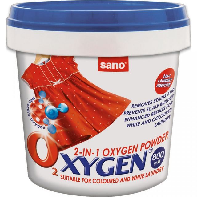 SANO OXYGEN POWDER 2 in 1 stain remover 800g